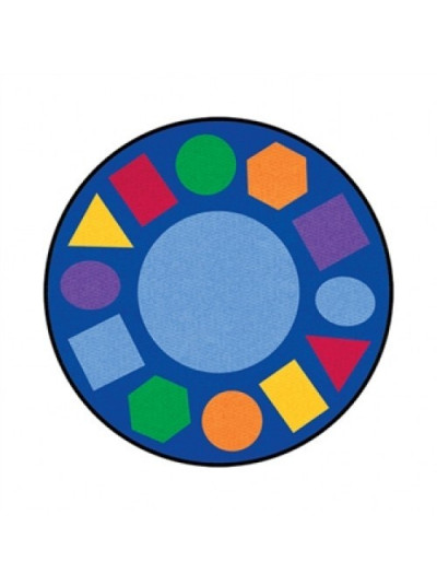Дитячий килимок для навчання Геометрія